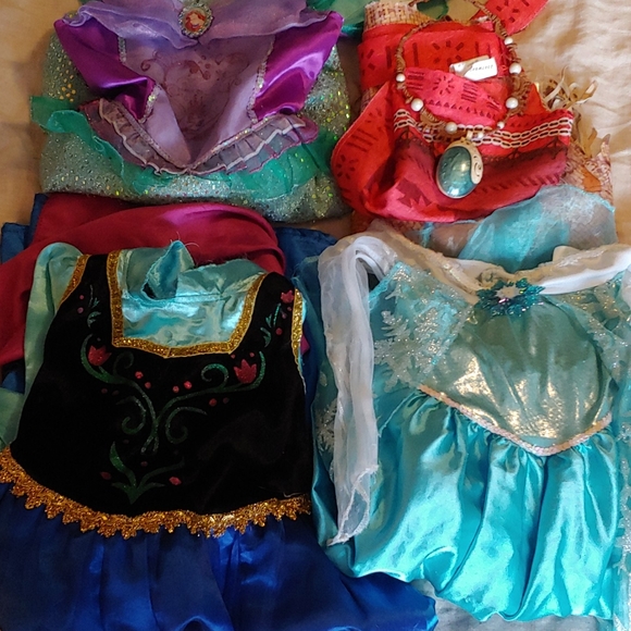 Other - Lot of 4 Disney Princess Costumes, xs